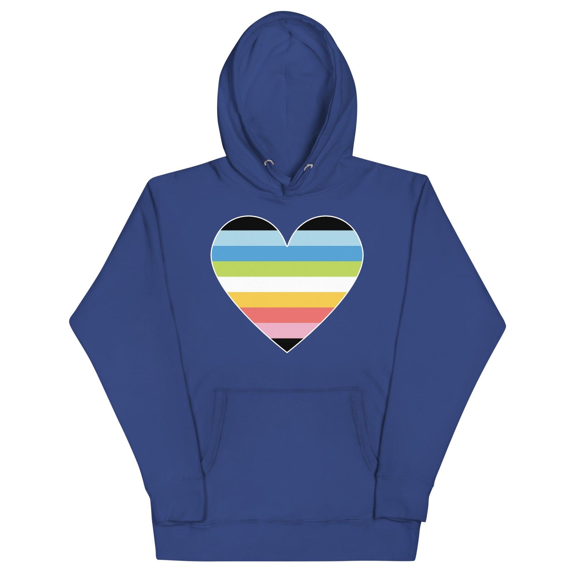 Queer Heart Hoodie - Hoodie - Free 2 B