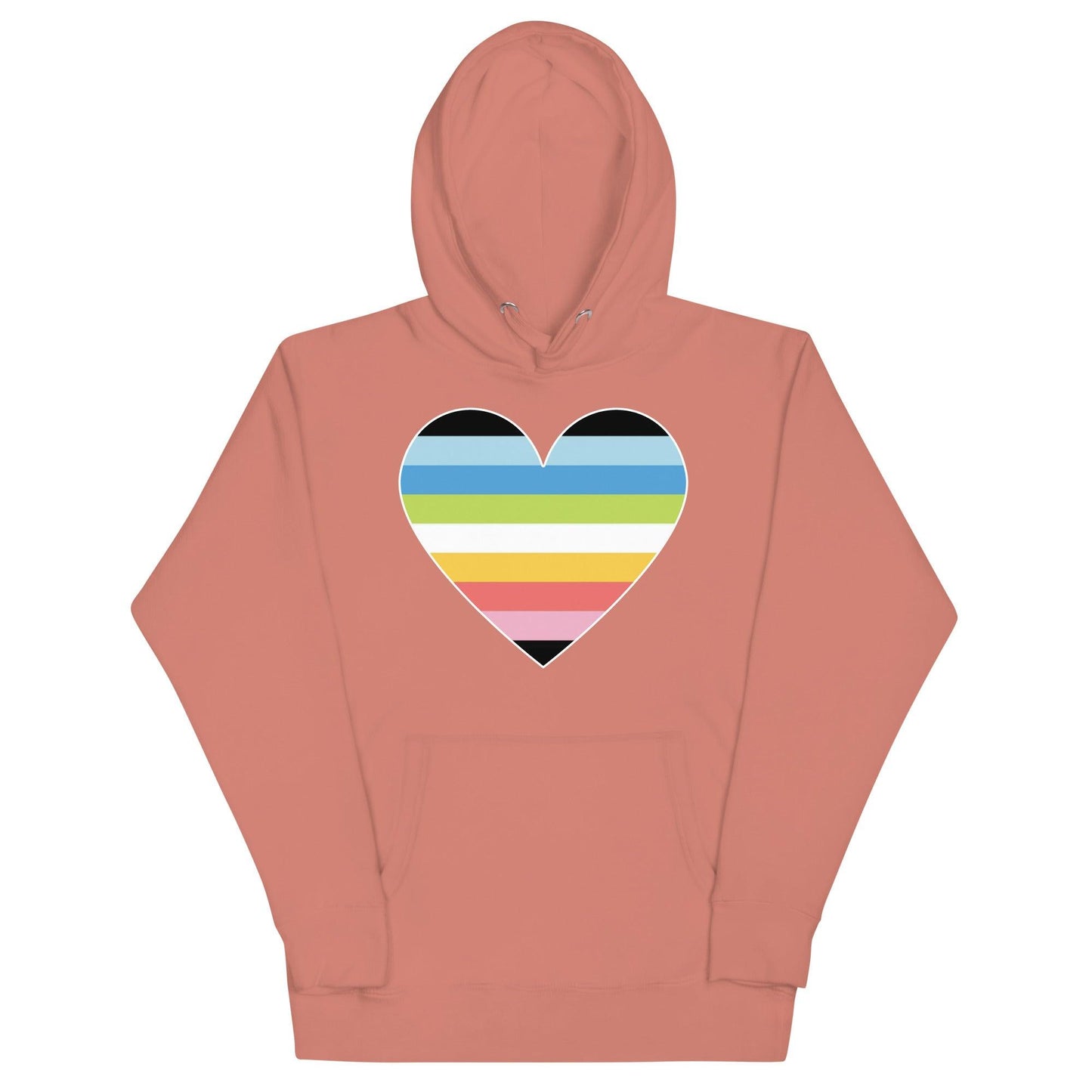 Queer Heart Hoodie - Hoodie - Free 2 B