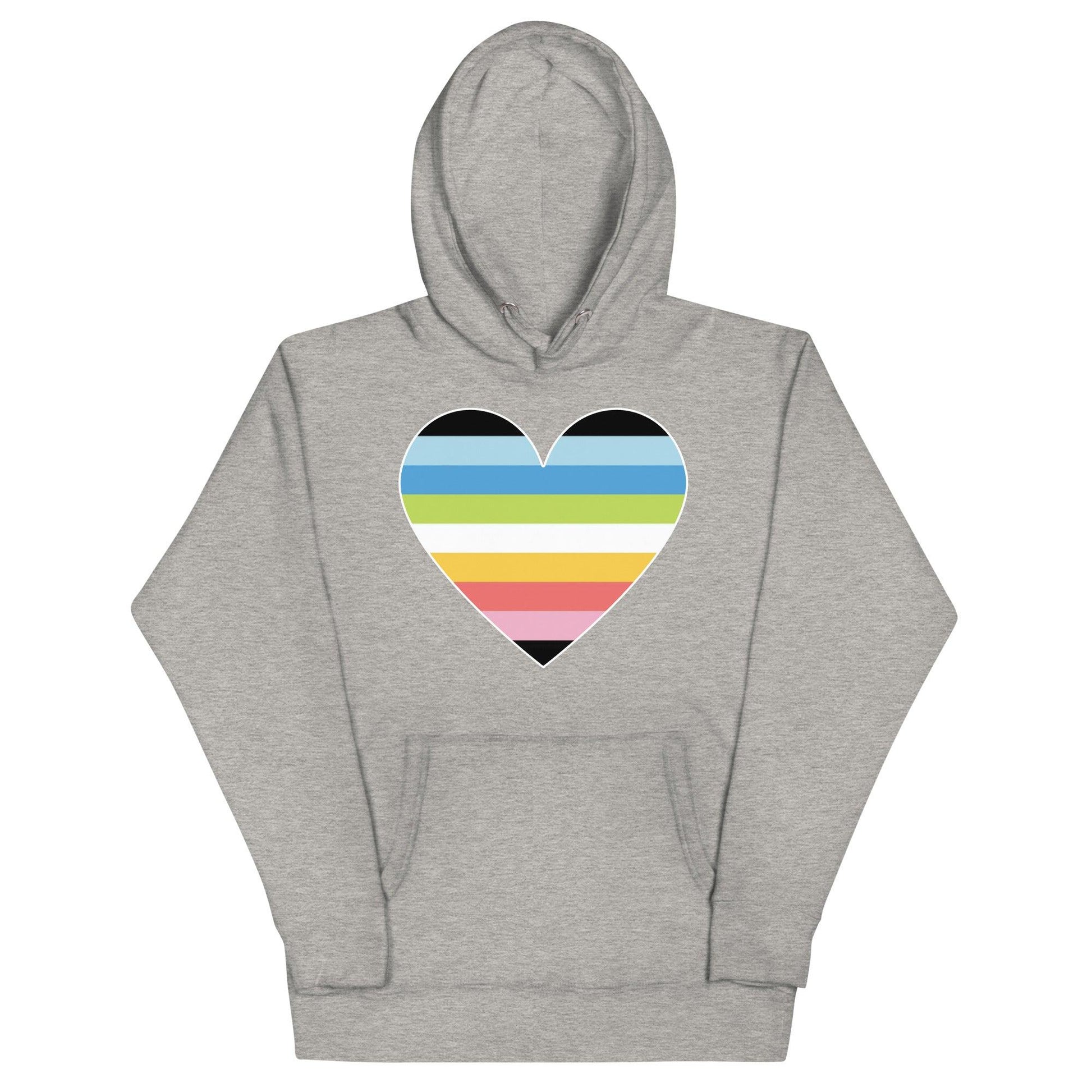 Queer Heart Hoodie - Hoodie - Free 2 B