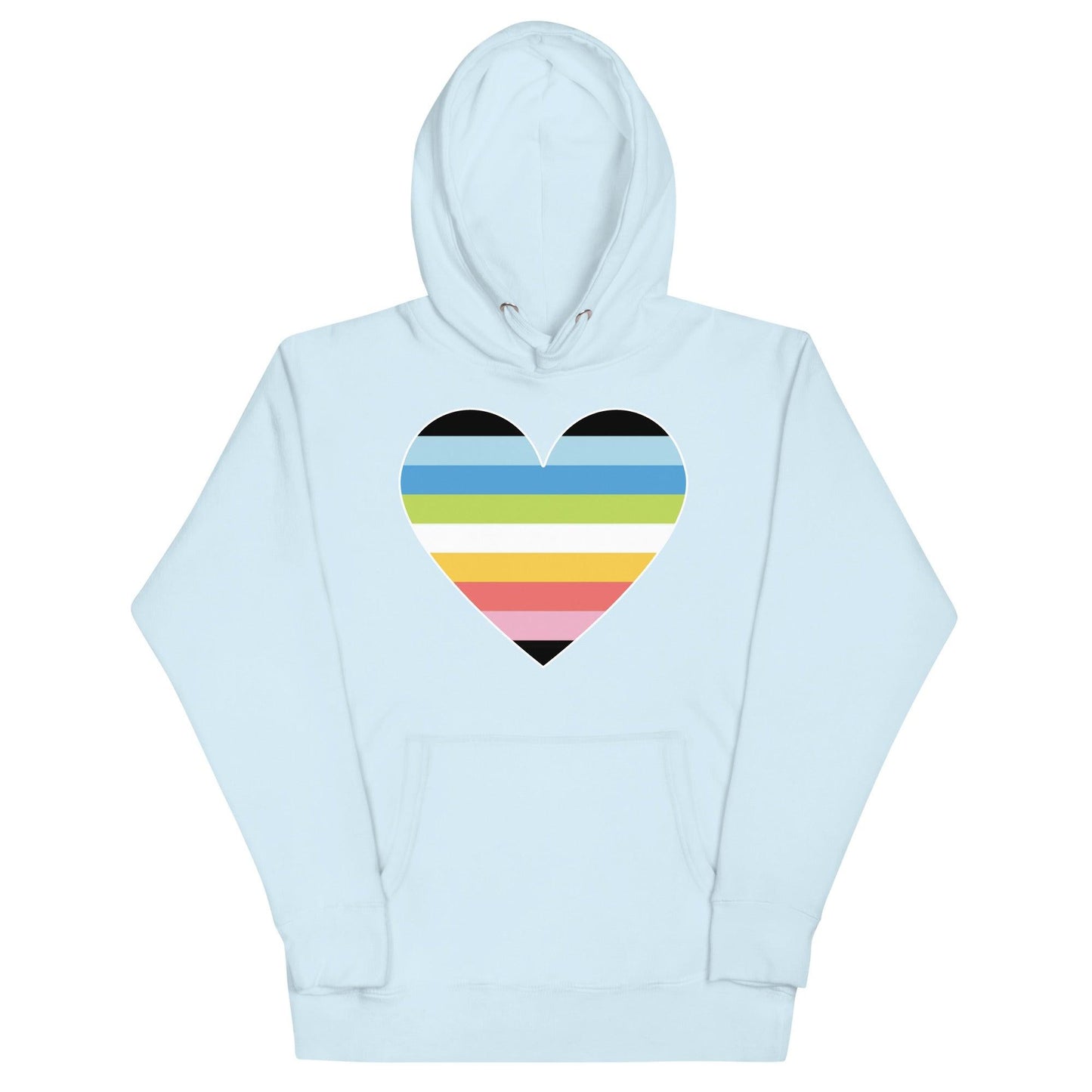 Queer Heart Hoodie - Hoodie - Free 2 B