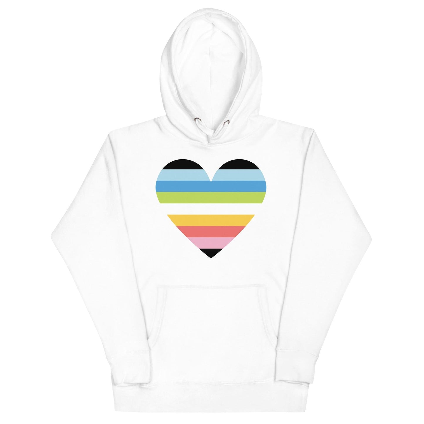 Queer Heart Hoodie - Hoodie - Free 2 B