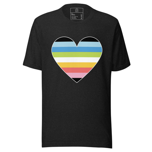 Queer Heart T-Shirt - T Shirt - Free 2 B