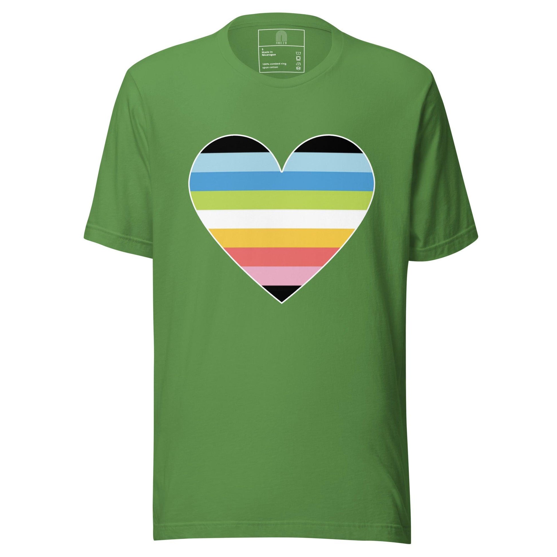 Queer Heart T-Shirt - T Shirt - Free 2 B