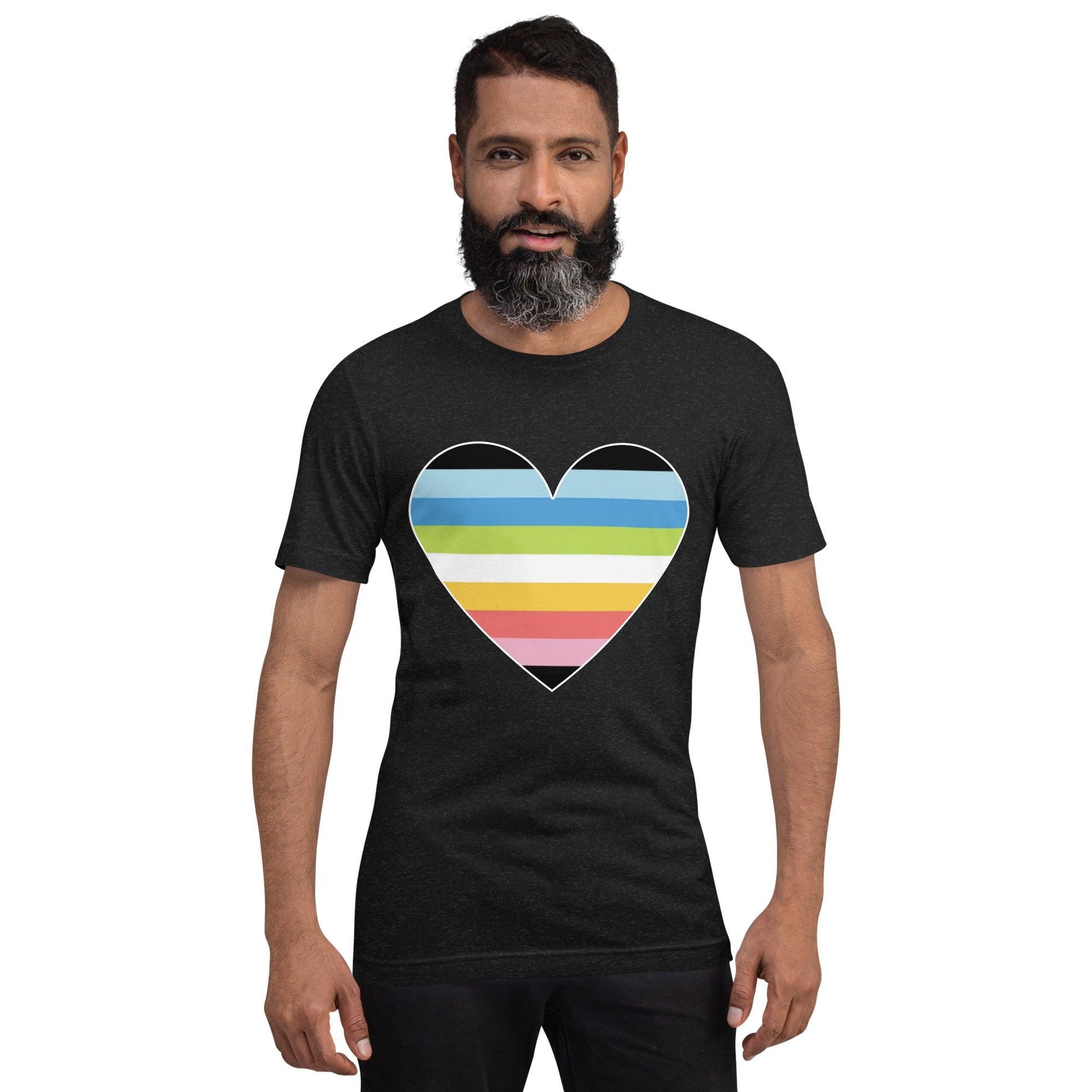 Queer Heart T-Shirt - T Shirt - Free 2 B