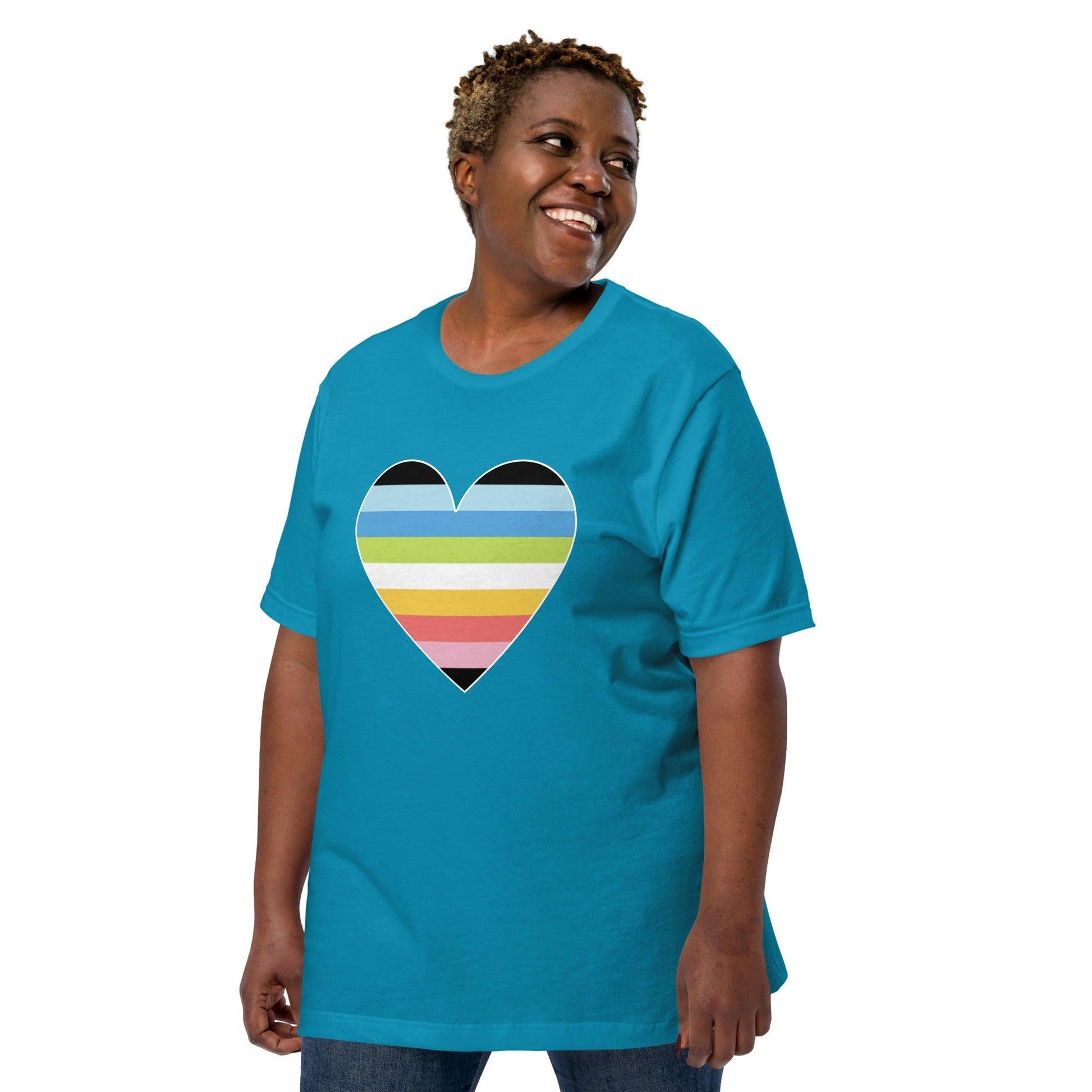 Queer Heart T-Shirt - T Shirt - Free 2 B