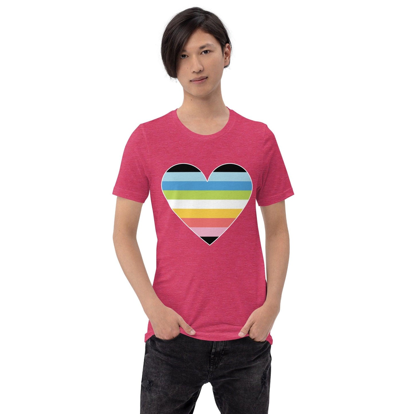 Queer Heart T-Shirt - T Shirt - Free 2 B