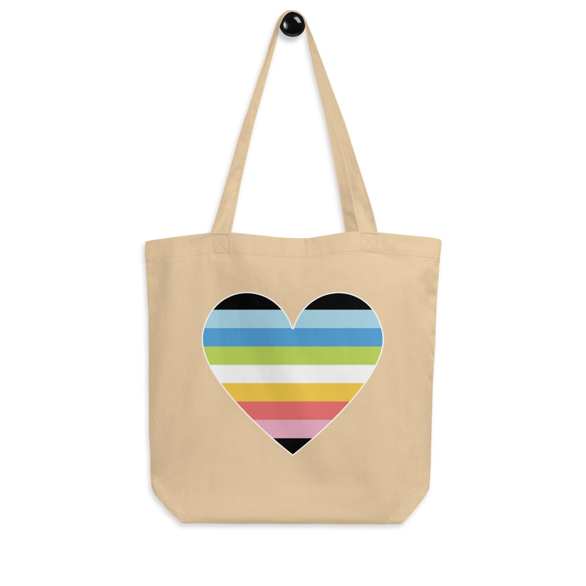 Queer Heart Tote Bag - Tote Bag - Free 2 B