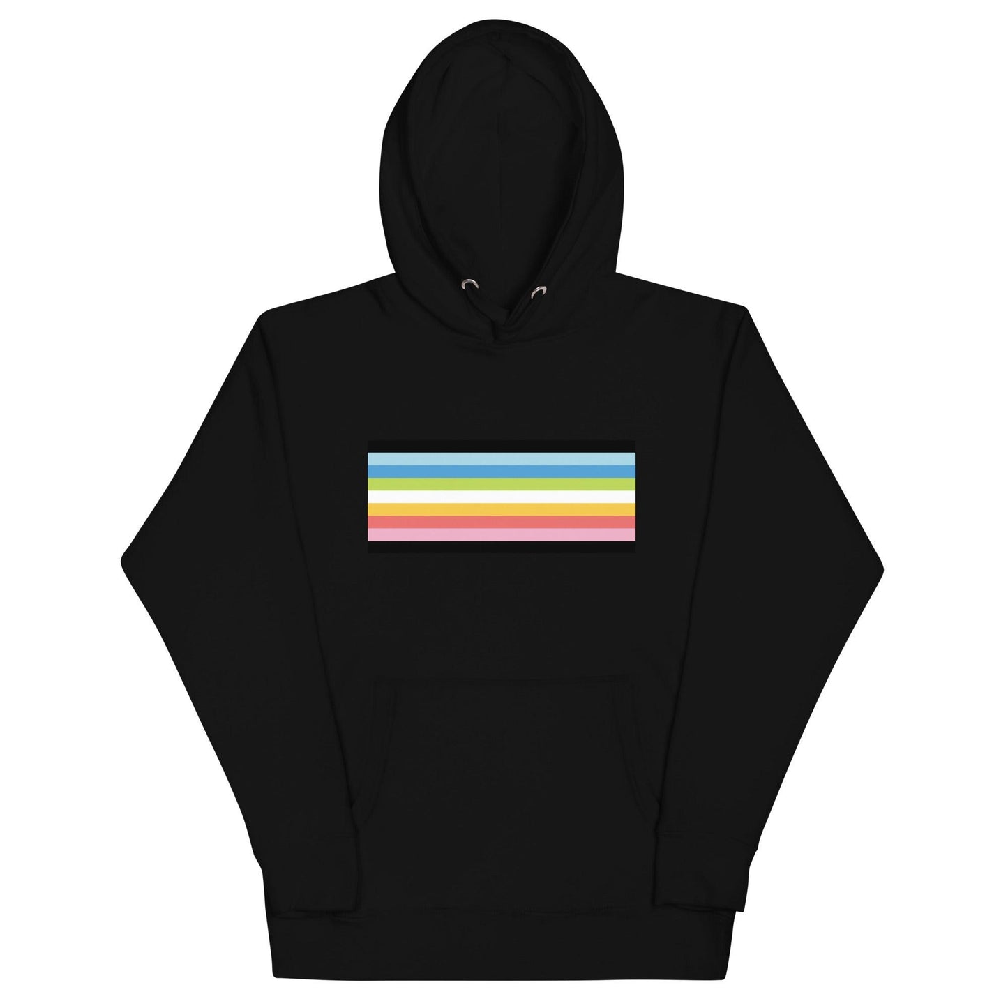 Queer Pride Flag Hoodie - Hoodie - Free 2 B