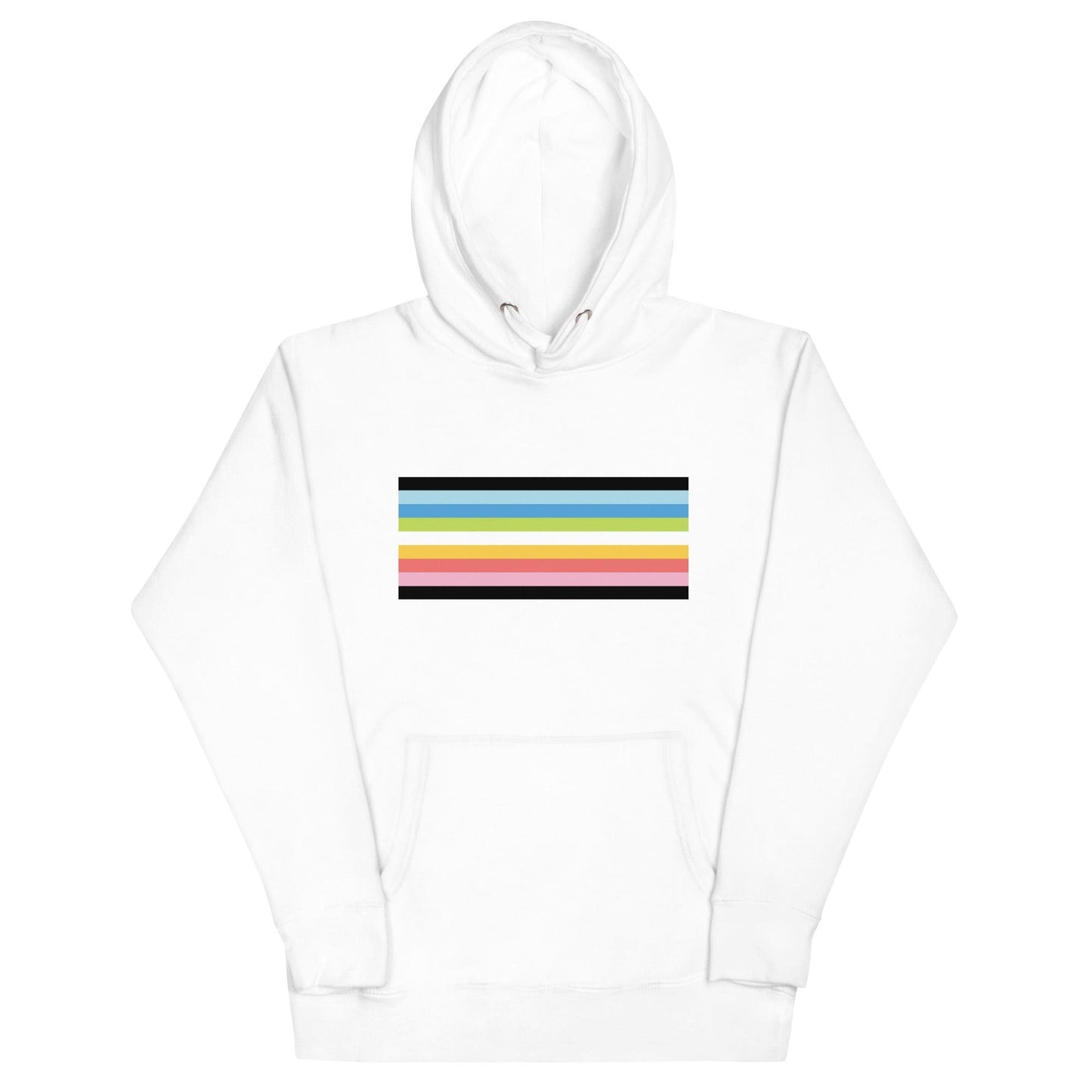 Queer Pride Flag Hoodie - Hoodie - Free 2 B