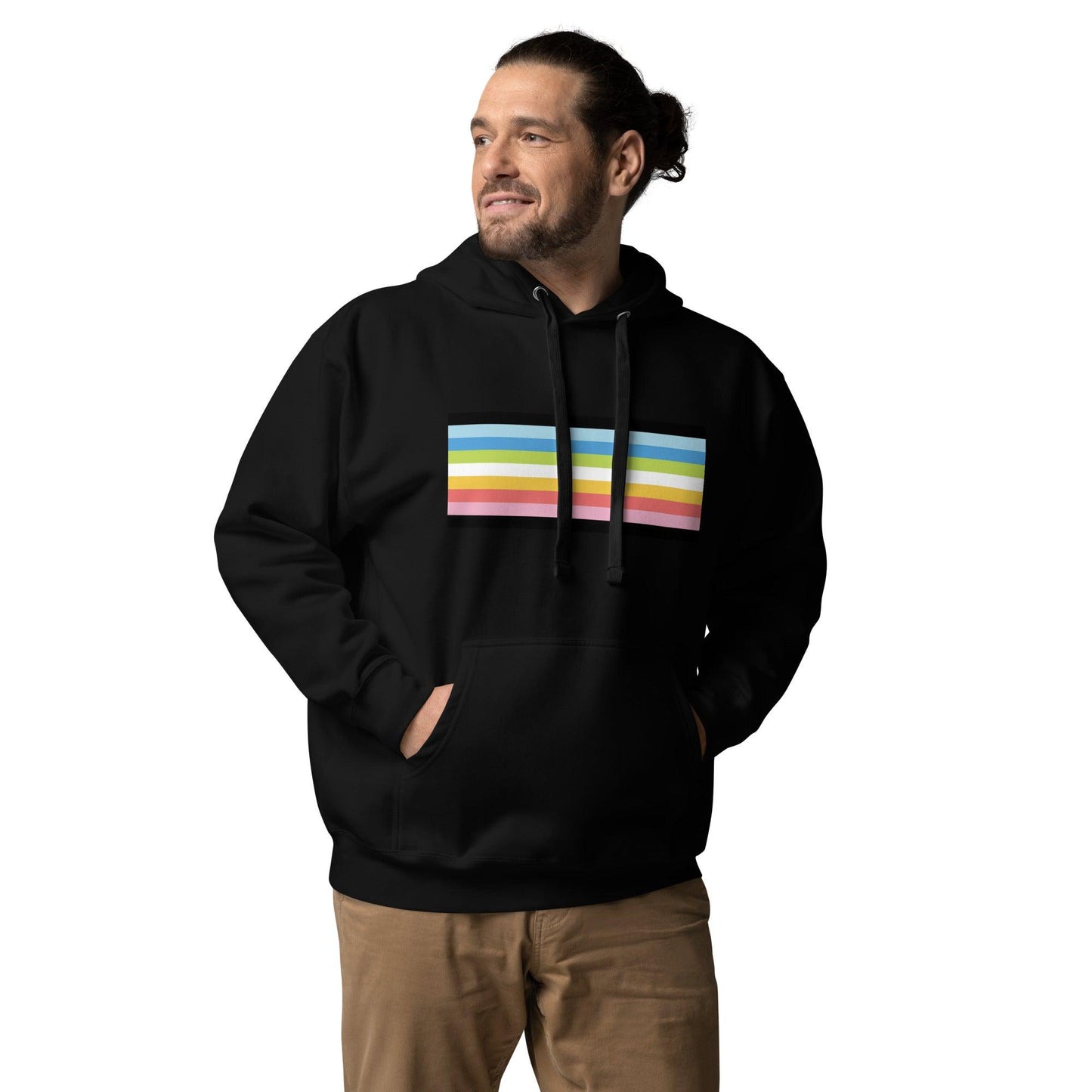 Queer Pride Flag Hoodie - Hoodie - Free 2 B