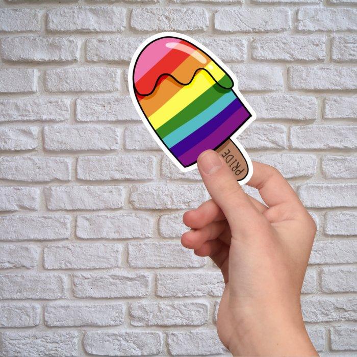 Rainbow Dreams Ice Cream Pop Sticker - Sticker - Free 2 B