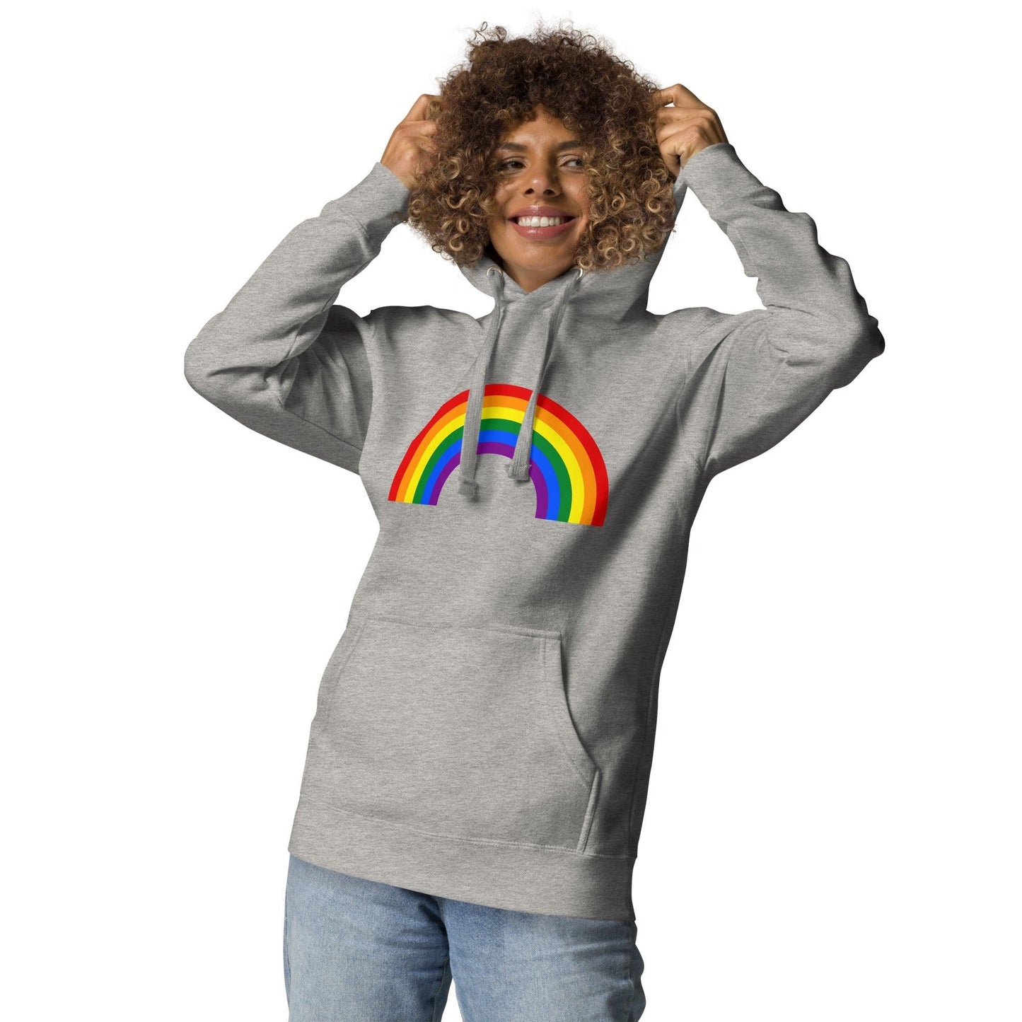 Rainbow Pride Flag Hoodie - Hoodie - Free 2 B