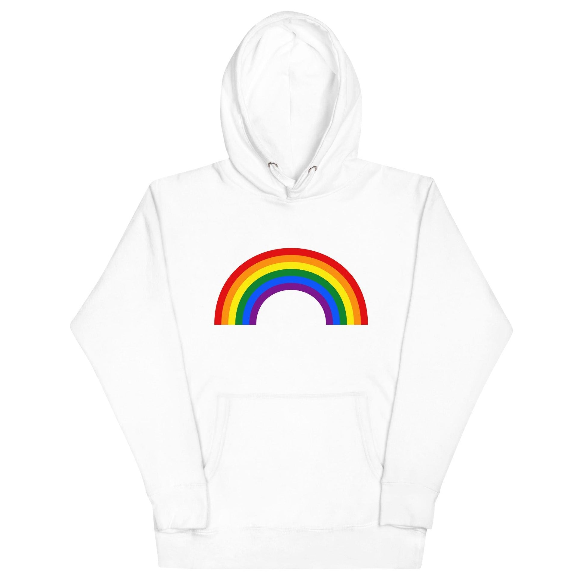 Rainbow Pride Flag Hoodie - Hoodie - Free 2 B