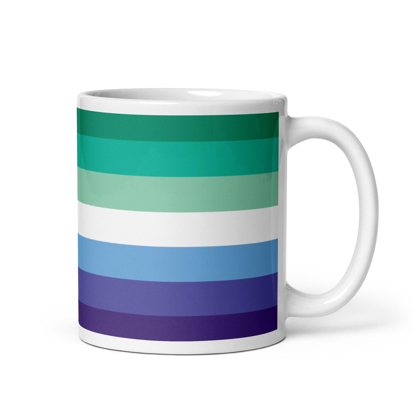 Trans-Inclusive Gay Men's Flag Mug - Mug - Free 2 B