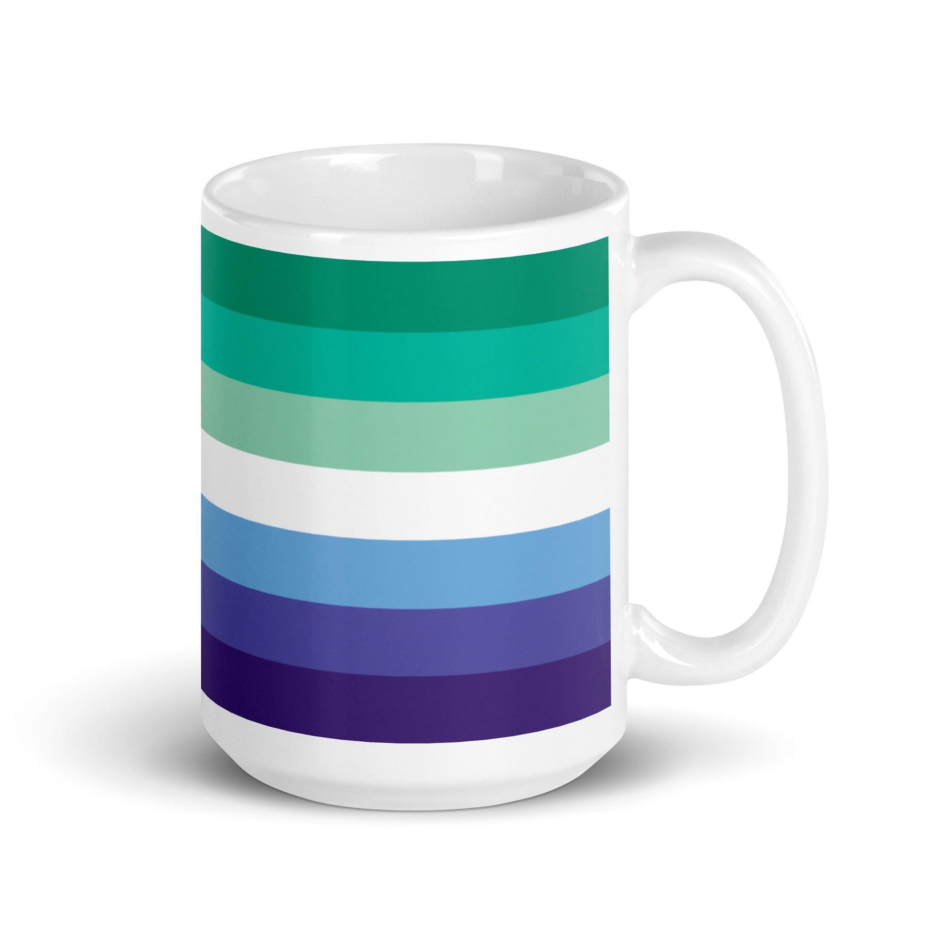 Trans-Inclusive Gay Men's Flag Mug - Mug - Free 2 B