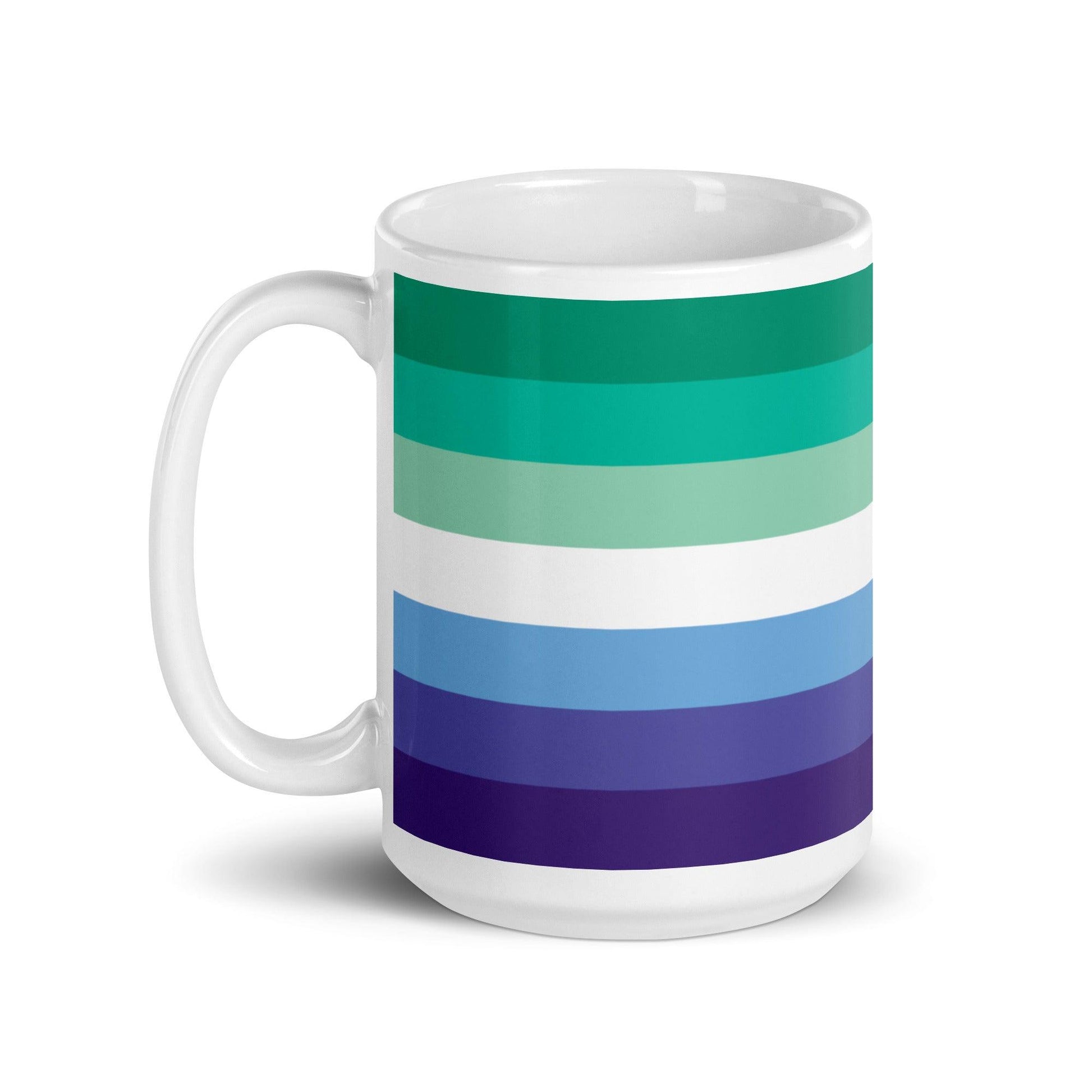 Trans-Inclusive Gay Men's Flag Mug - Mug - Free 2 B