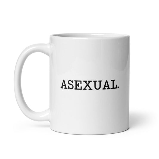 White Asexual Mug - Mug - Free 2 B