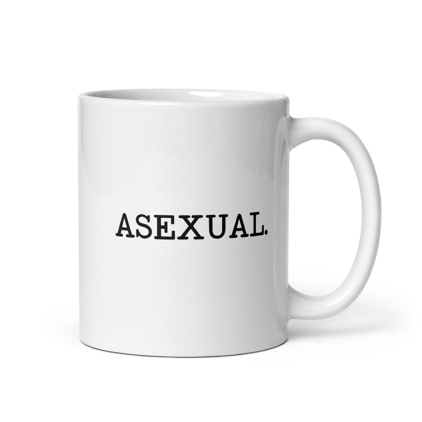 White Asexual Mug - Mug - Free 2 B