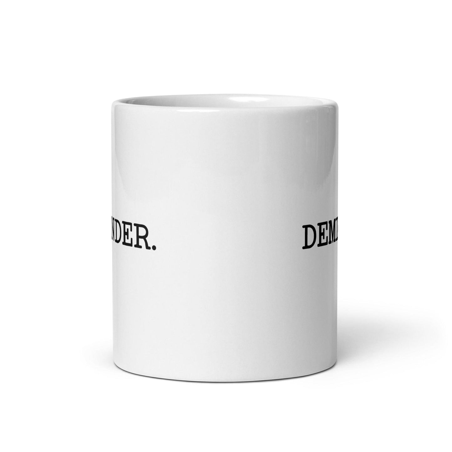 White Demigender Mug - Mug - Free 2 B