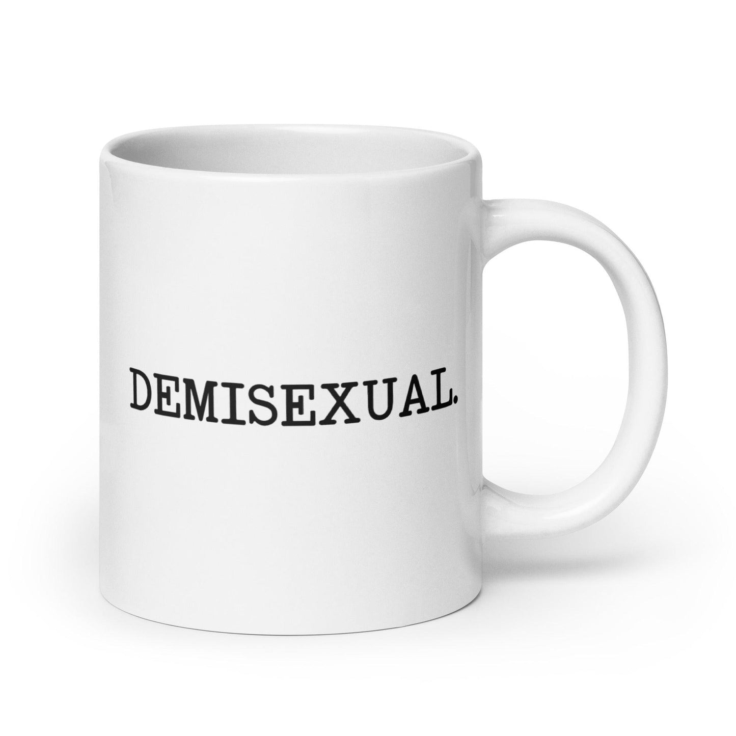 White Demisexual Mug - Mug - Free 2 B