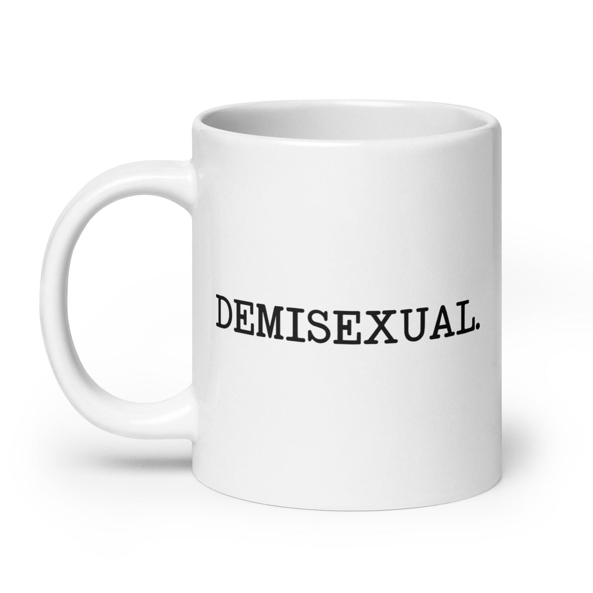 White Demisexual Mug - Mug - Free 2 B