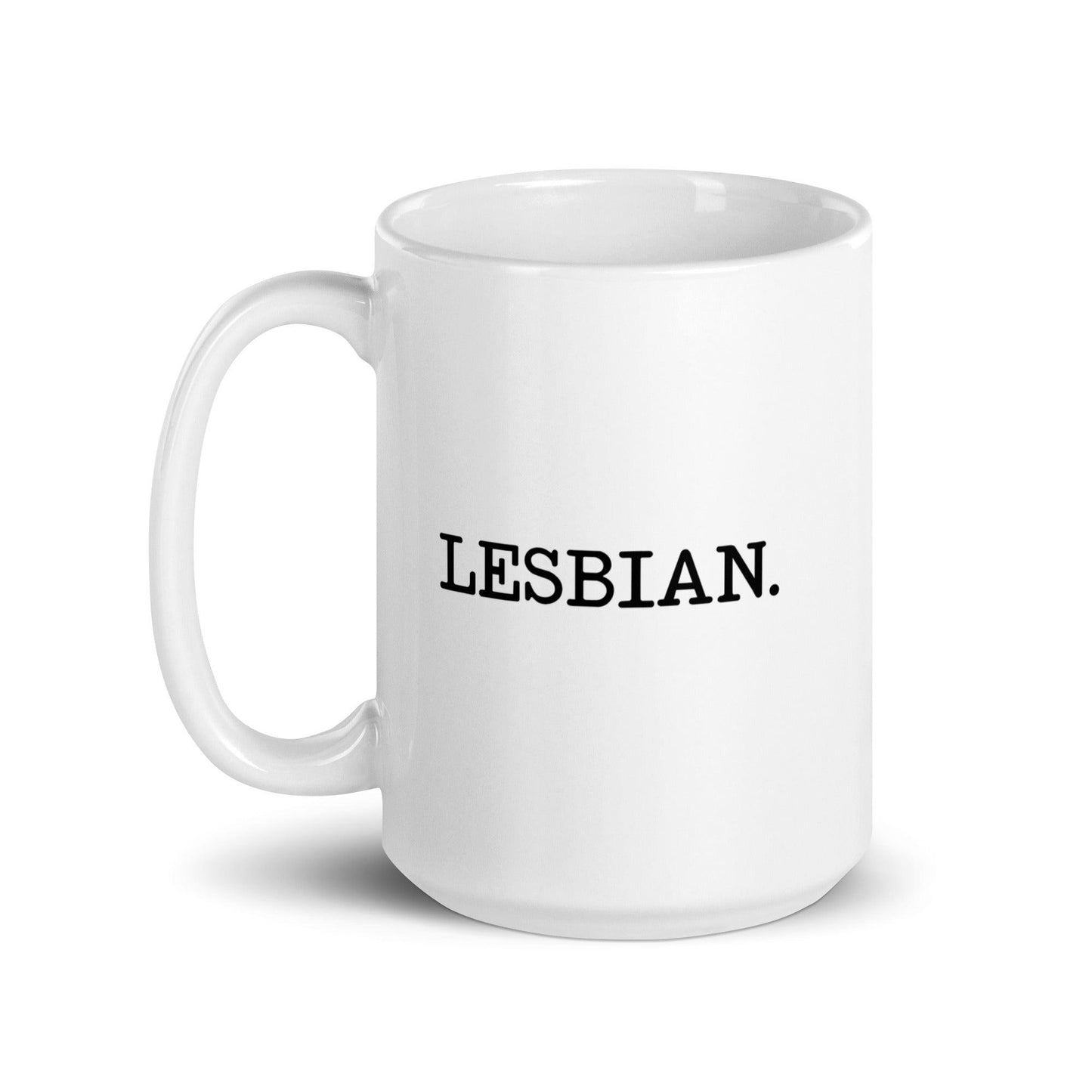 White Lesbian Mug - Mug - Free 2 B