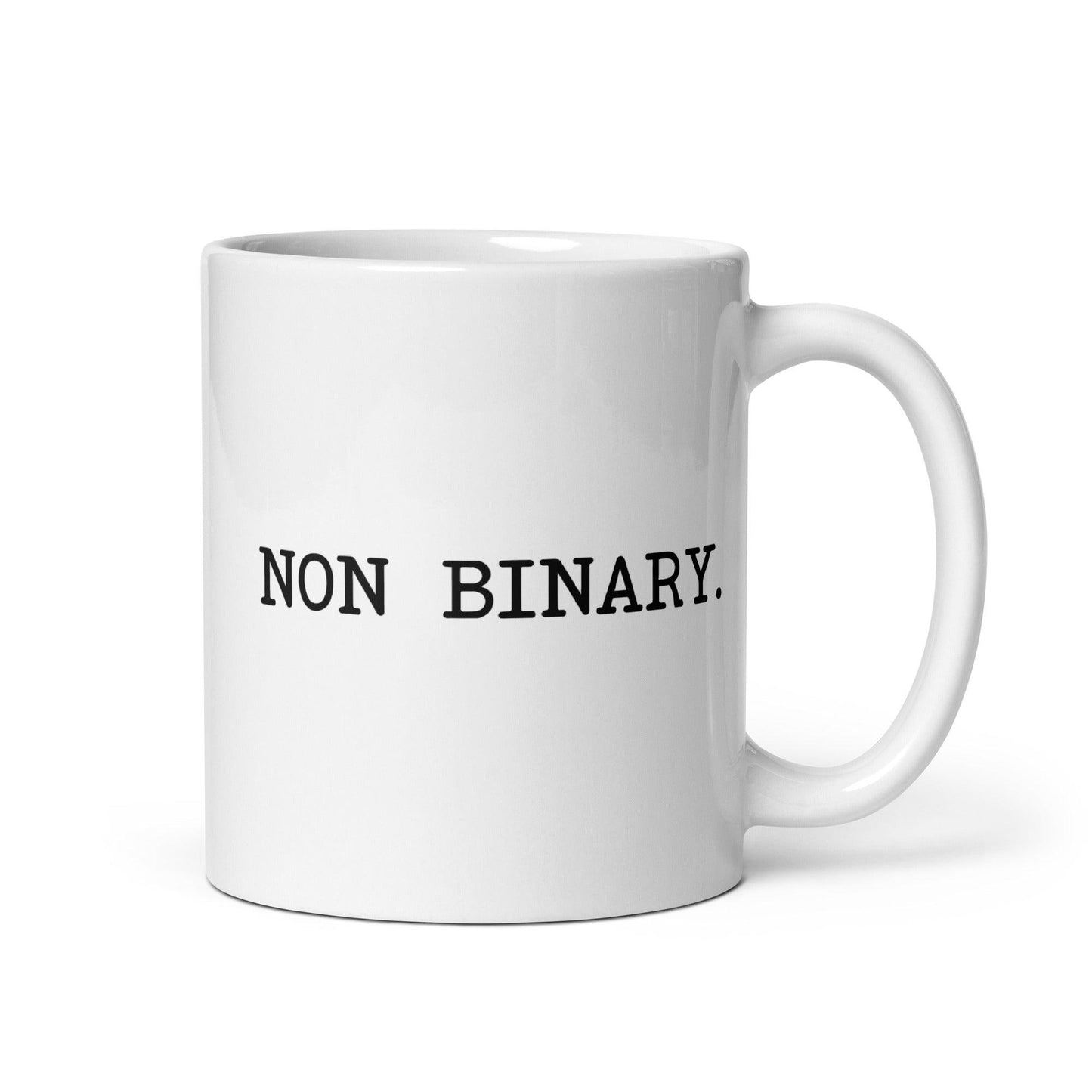 White Non Binary Mug - Mug - Free 2 B