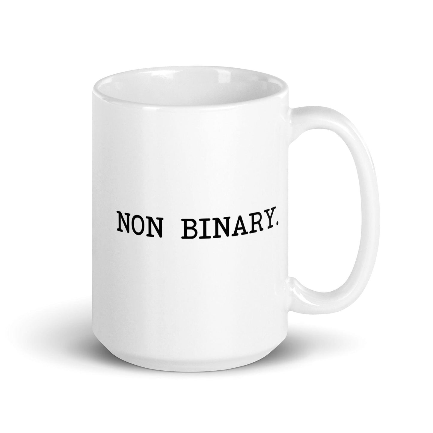 White Non Binary Mug - Mug - Free 2 B