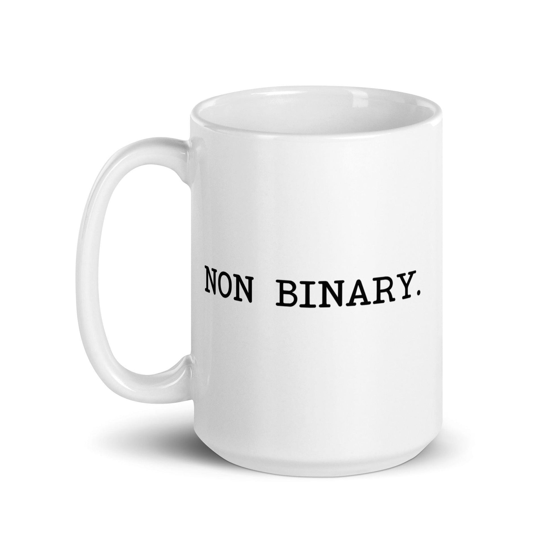 White Non Binary Mug - Mug - Free 2 B