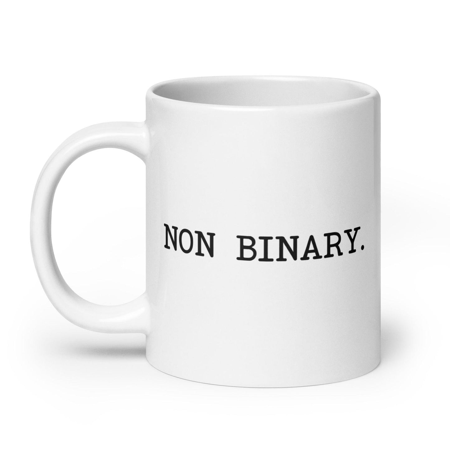 White Non Binary Mug - Mug - Free 2 B