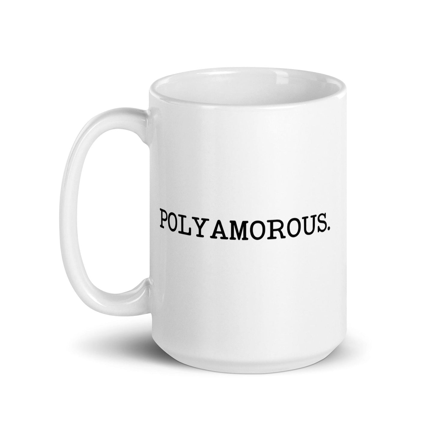 White Polyamorous Mug - Mug - Free 2 B