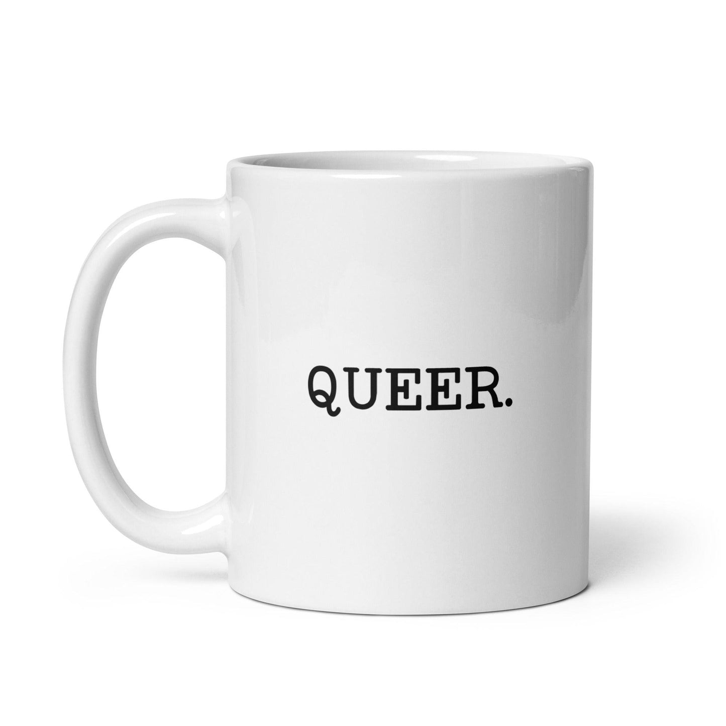 White Queer Mug - Mug - Free 2 B