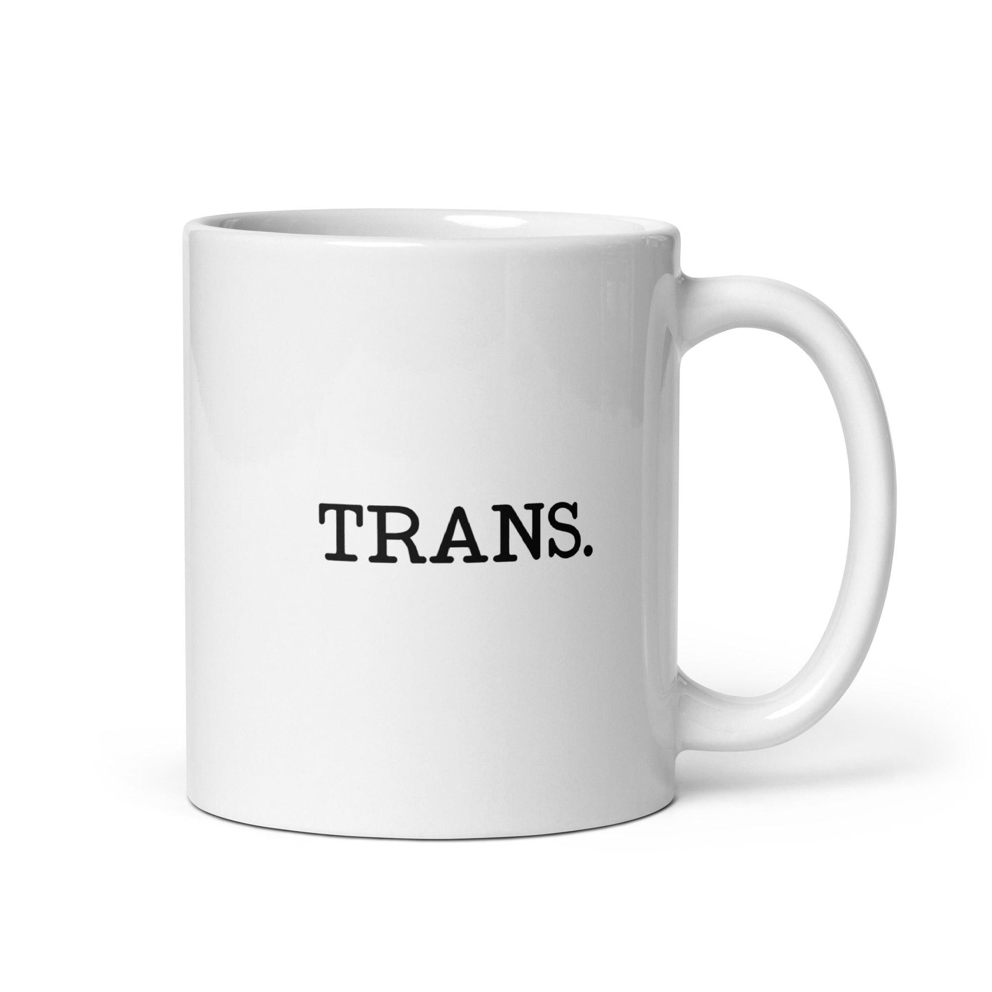 White Trans Mug - Mug - Free 2 B