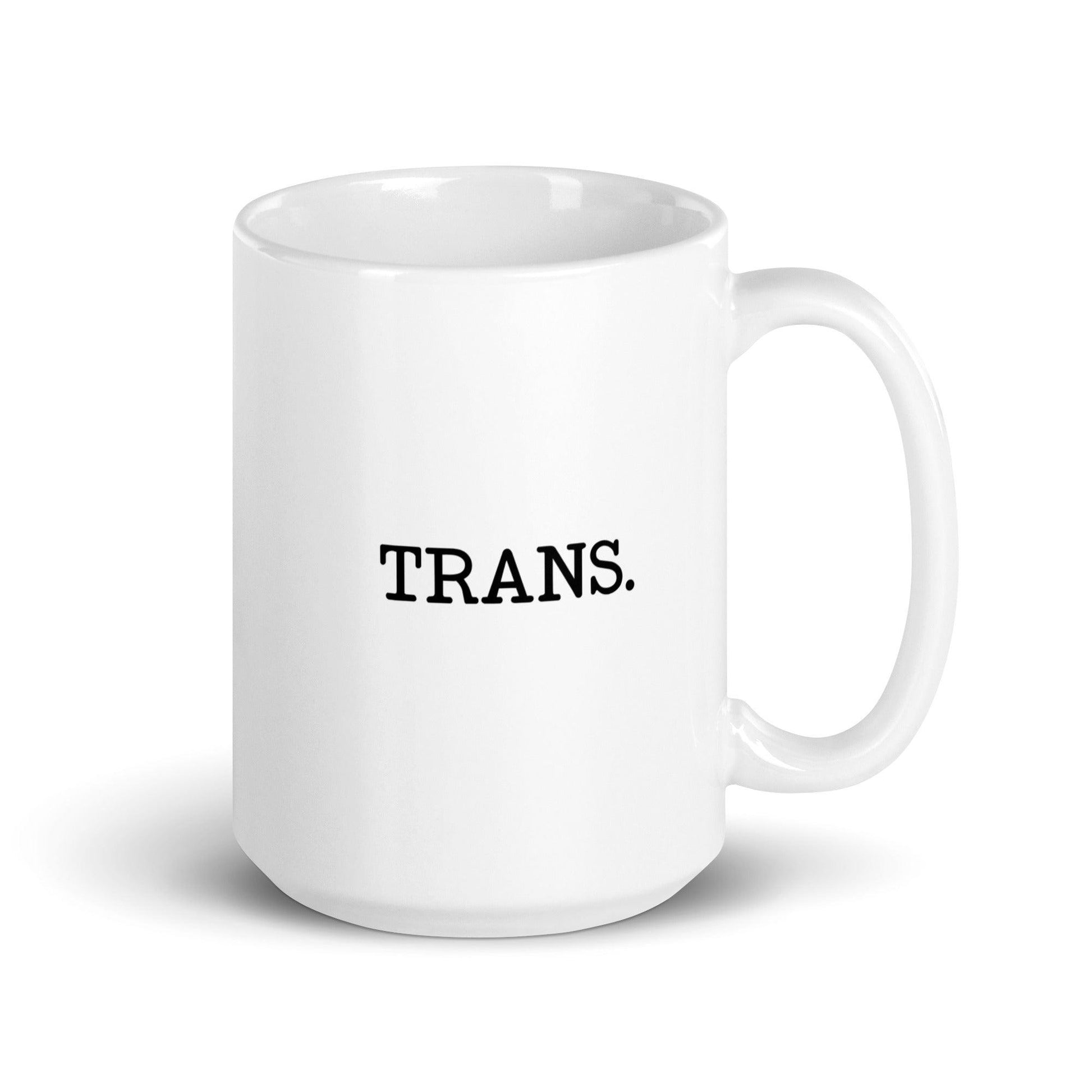 White Trans Mug - Mug - Free 2 B